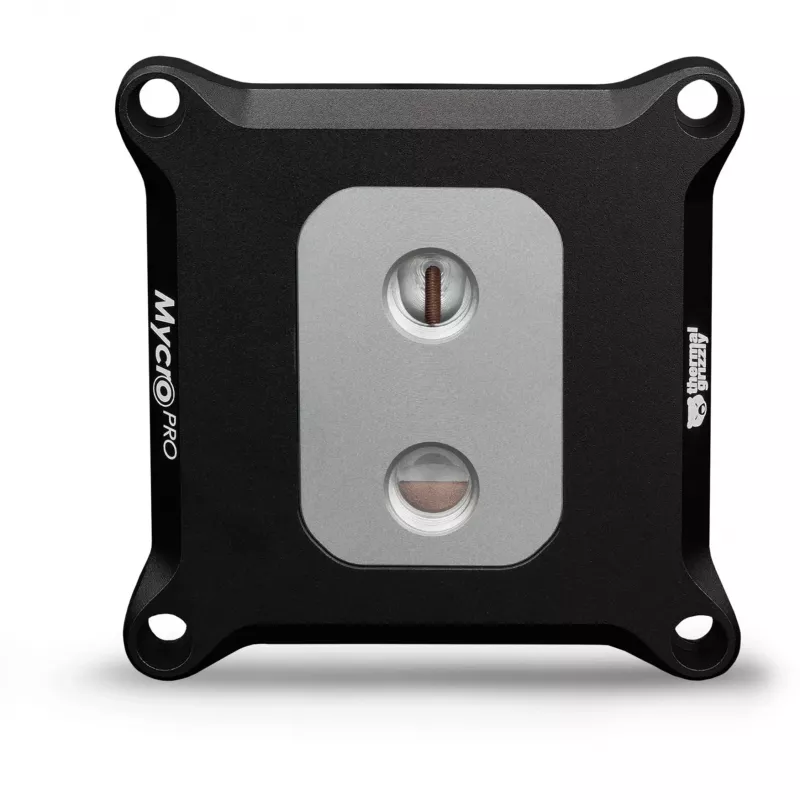 Thermal Grizzly Mycro Pro Stainless Steel disipador de CPU, Intel 1700/1851, negro/plata