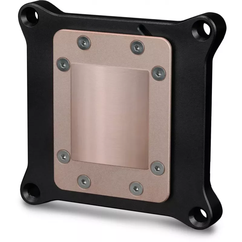 Thermal Grizzly Mycro Pro Stainless Steel disipador de CPU, Intel 1700/1851, negro/plata