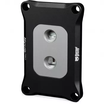 Thermal Grizzly Mycro Pro Stainless Steel disipador de CPU, AMD AM4/AM5, negro/plata