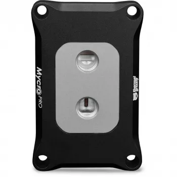 Thermal Grizzly Mycro Pro Stainless Steel disipador de CPU, AMD AM4/AM5, negro/plata