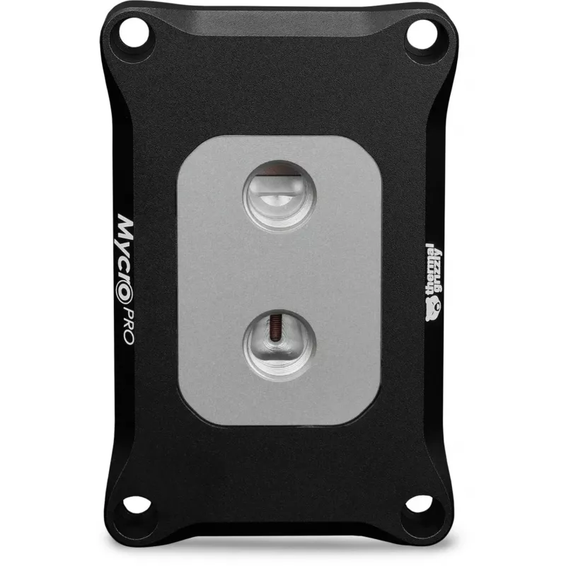 Thermal Grizzly Mycro Pro Stainless Steel disipador de CPU, AMD AM4/AM5, negro/plata