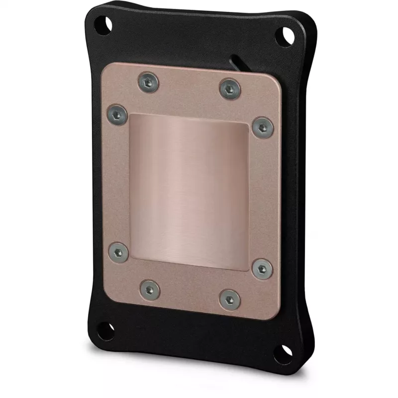 Thermal Grizzly Mycro Pro Stainless Steel disipador de CPU, AMD AM4/AM5, negro/plata