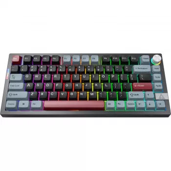 Montech MK PRO 75 teclado, distribución DE, Gateron G Pro 3.0 Brown, negro/multicolor
