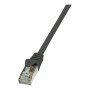 LogiLink CP1053S cable de conexión Cat.5e F/UTP, 2 m, negro