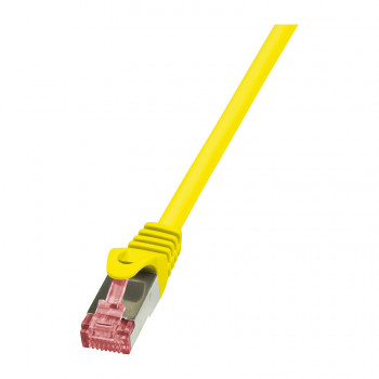 LogiLink CQ2027S PrimeLine cable de red CAT6 S/FTP PIMF, 0,5 m, RJ45, amarillo
