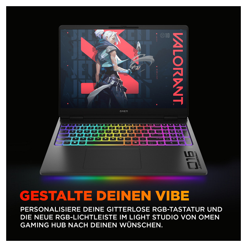 HP Omen MAX 16-ak0693ng BJ0V6EA#ABD portátil, AMD Ryzen AI 9 HX 375, 32 GB RAM, 1 TB SSD, NVIDIA GeForce RTX 5070 Ti