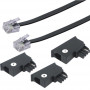 Schwaiger TAL6306533 cable de conexión telefónica, universal, 6 m, RJ-11, negro