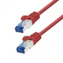 LogiLink CP4034S cable de conexión Cat.6A S/FTP, CCA, LSZH, 1 m, rojo