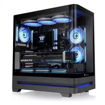Thermaltake Arcus 290 TG ARGB caja para PC Midi Tower, negra, cristal templado