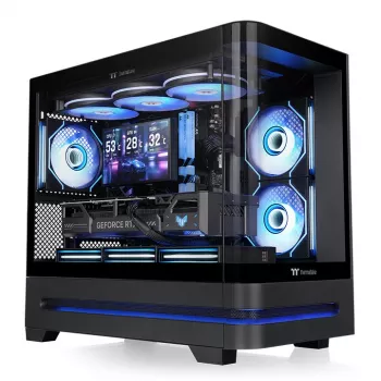 Thermaltake Arcus 190 TG ARGB caja para PC Mini Tower, negra, cristal templado
