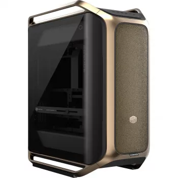 Cooler Master COSMOS Alpha Gold C700-GGNN-S00 caja de ordenador, dorada/negra, cristal templado