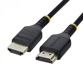 StarTech.com HDMI21-CBL-SLIM-50C cable HDMI 2.1 delgado, 50 cm, negro