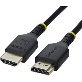 StarTech.com HDMI21-CBL-SLIM-50C cable HDMI 2.1 delgado, 50 cm, negro