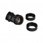 Thermaltake Pacific PETG racor a 45° de doble compresión, diámetro exterior 16 mm, G1/4, negro (CL-W098-CA00BL-A)
