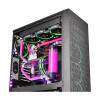 Thermaltake Pacific PETG racor a 45° de doble compresión, diámetro exterior 16 mm, G1/4, negro (CL-W098-CA00BL-A)