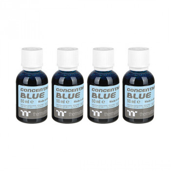 Thermaltake Tt Premium Concentrate concentrado para refrigeración líquida, azul, 4 × 50 ml (CL-W163-OS00BU-A)
