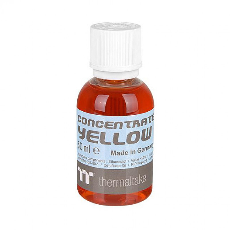 Thermaltake Tt Premium Concentrate concentrado para refrigeración líquida, amarillo, 4 × 50 ml (CL-W163-OS00YE-A)
