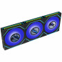 Lian Li UNI FAN SL-INF LCD FLEX Wireless ventiladores de caja (3 uds.) con controlador, ARGB y LCD, Reverse Blade, 120 mm, negros