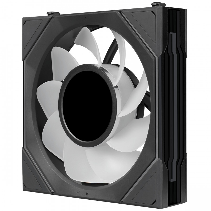 Lian Li UNI FAN SL-INF LCD FLEX Wireless ventiladores de caja (3 uds.) con controlador, ARGB y LCD, Reverse Blade, 120 mm, negros