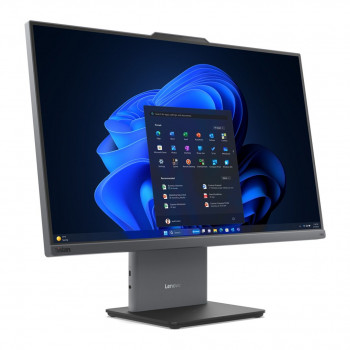 PC todo en uno Lenovo ThinkCentre NEO 50a G5 AIO, Intel Core 5 210H, pantalla táctil FHD de 27 pulgadas, 16 GB de RAM, SSD de 512 GB, Windows 11 Pro, gris + candado de cable Kensington (4Z10P40247)