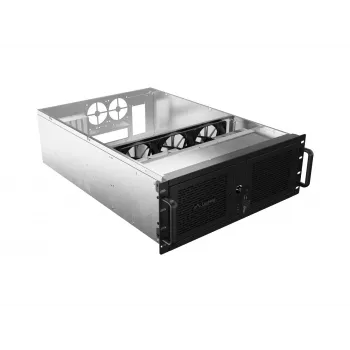 Caja de servidor Lanberg SC01-6504-12B, E-ATX 650/12, 19 pulgadas, 4U