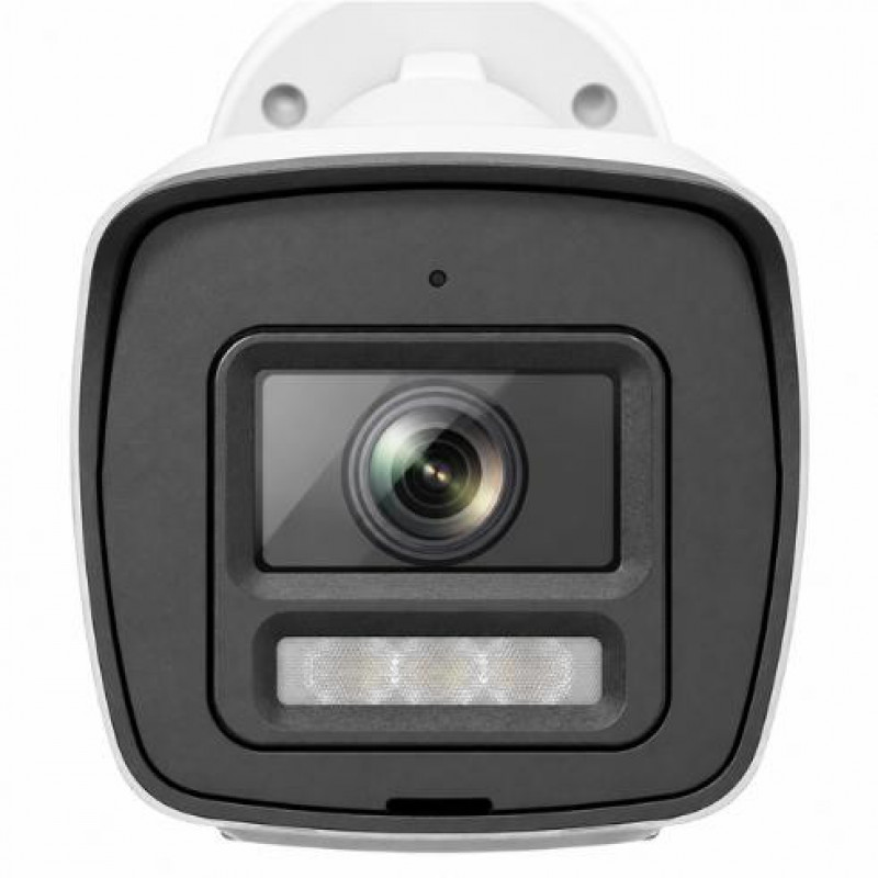 Cámara IP Miton NT-IP108CA-DL, 8 MP 4K, objetivo de 2,8 mm, luz IR y blanca, IP67, PoE