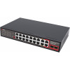 Switch PoE Getfort GF-120G-16P-240, 16 x 10/100 PoE + 2 x GE + 2 x SFP, 240 W
