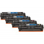 G&G cartuchos de tóner compatibles NT-PH203UBK/UC/UM/UY-B-V5-4-S1 (4 uds.), negro, cian, magenta, amarillo