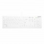 Cherry Contour Active Key AK-C8112-U1-W/EU teclado médico, con cable, distribución UE, blanco
