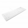Cherry Contour Active Key AK-C8112-U1-W/EU teclado médico, con cable, distribución UE, blanco