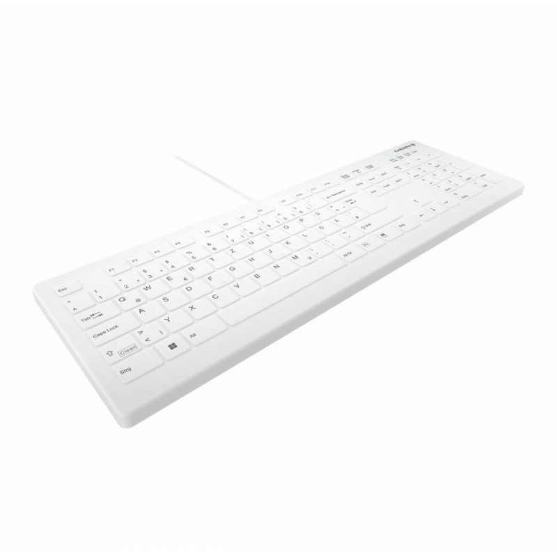 Cherry Contour Active Key AK-C8112-U1-W/EU teclado médico, con cable, distribución UE, blanco