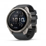 Reloj inteligente Garmin Fenix 9 Pro inReach, 51 mm, caja de titanio, correa de silicona grafito/negro