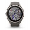 Reloj inteligente Garmin Fenix 9 Pro inReach, 51 mm, caja de titanio, correa de silicona grafito/negro
