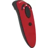 Lector de códigos de barras 2D Socket Mobile DuraScan D760 V20 con base de carga, rojo