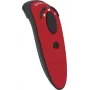Lector de códigos de barras 2D Socket Mobile DuraScan D760 V20 con base de carga, rojo