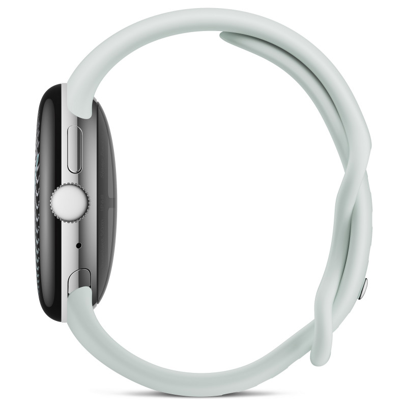 Google Pixel Watch 5 WiFi reloj inteligente, 41 mm, Polished Silver / Fog, GA10898-DE