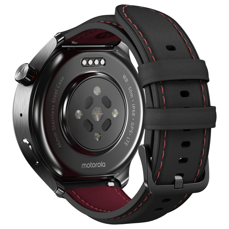 Motorola Moto Watch Ultra LTE reloj inteligente, 46 mm, negro, PBCX0000SE