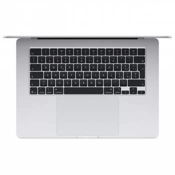 Apple MacBook Air 15 M5 portátil, CPU de 10 núcleos, GPU de 10 núcleos, 32 GB de RAM, SSD de 1 TB, plata, teclado alemán, adaptador de corriente con dos puertos USB-C de 35 W