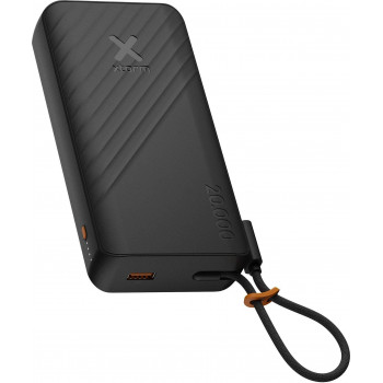 Xtorm XG2E30W201C batería externa, 30 W, 20.000 mAh, con cable integrado, negro