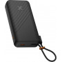 Xtorm XG2E30W201C batería externa, 30 W, 20.000 mAh, con cable integrado, negro