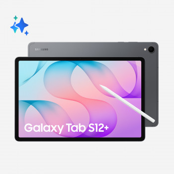 Samsung Galaxy Tab S12+ SM-X846BZAREUB tableta 5G, 12,6 pulgadas, 12 GB RAM, 256 GB, color gris