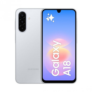 Samsung Galaxy A18 4G SM-A185FZSDEUE smartphone con doble SIM, 4 GB RAM, 128 GB, color plata