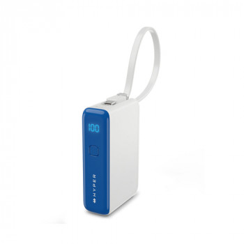 Targus HyperJuice Flex Mini batería externa, 10000 mAh, 30 W, USB-C PD, azul