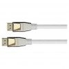 Good Connections Python DP20-PY010W cable DisplayPort 2.0, 54 Gbit/s, UHBR 13.5, trenzado de nailon, blanco, 1 m