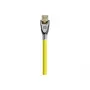 Good Connections PYTHON GC-M0075 cable DisplayPort 1.2, 4K2K / UHD, contactos chapados en oro, OFC, trenzado de nailon, amarillo, 1 m