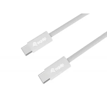 Equip 128841 cable USB-C a USB-C 2.0, 3 A, PD 60 W, 0,5 m, blanco