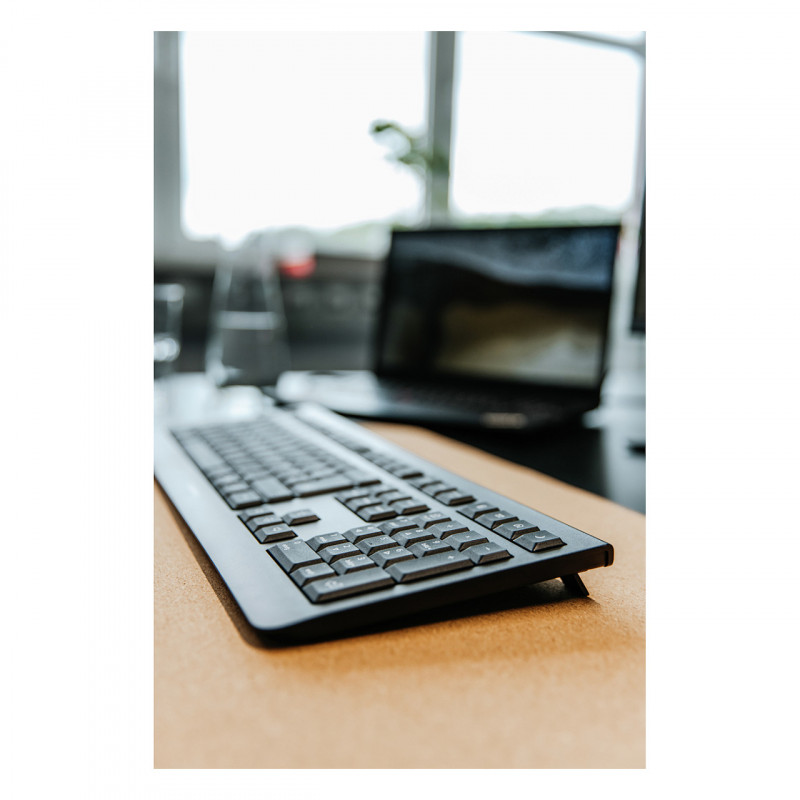 Cherry KW 3000 teclado de escritorio inalámbrico, 2,4 GHz, AZERTY (francés), negro
