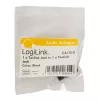 LogiLink CA1018 adaptador de audio Toslink, Toslink hembra a Toslink hembra, negro