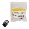 LogiLink CA1018 adaptador de audio Toslink, Toslink hembra a Toslink hembra, negro