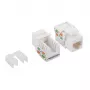 LogiLink NK4006 módulo keystone RJ45, Cat.5e UTP, conexión por desplazamiento 90°, blanco